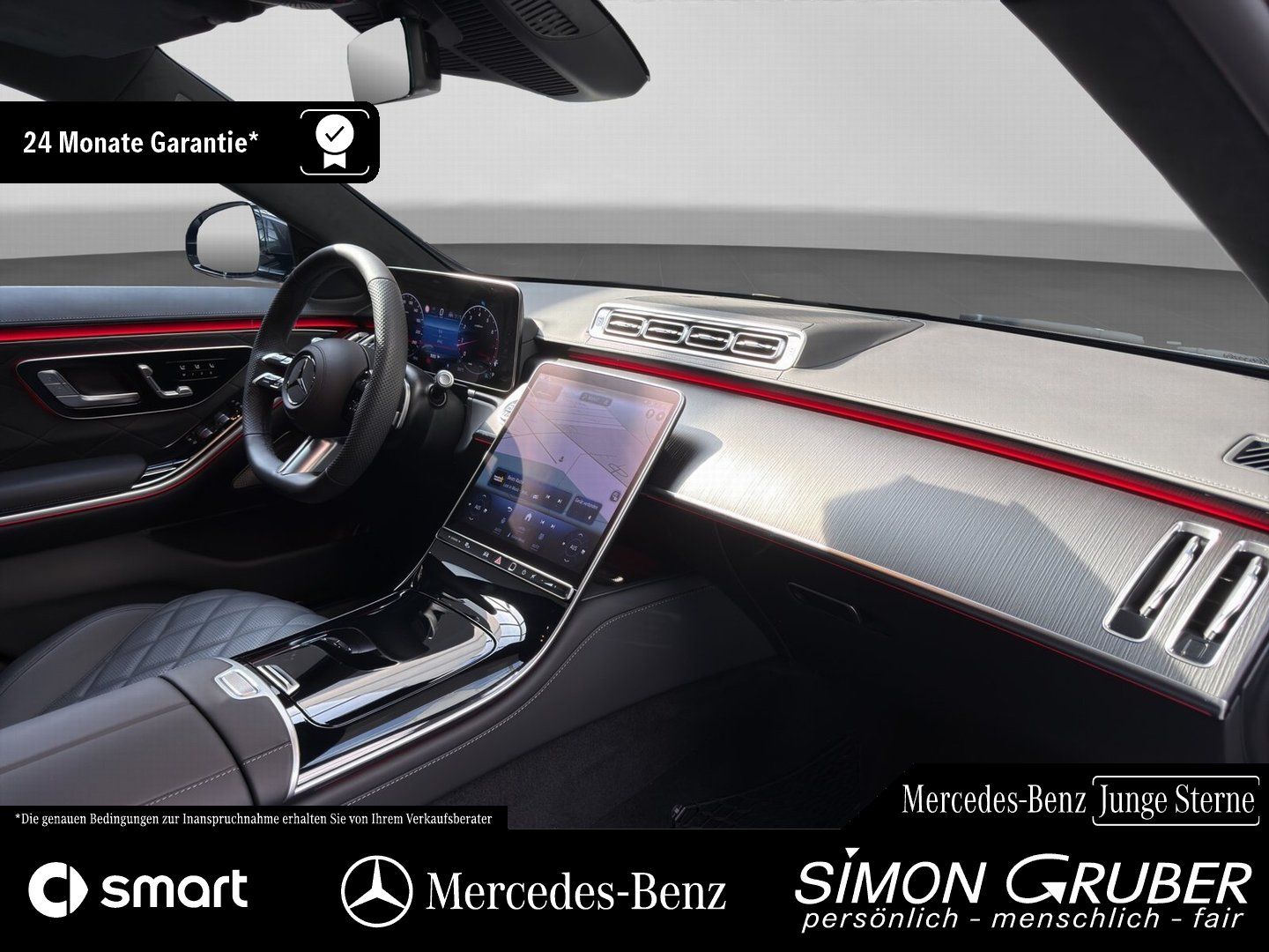 Fahrzeugabbildung Mercedes-Benz S 580 4M Lang AMG Exklusiv Chauffeur Executive