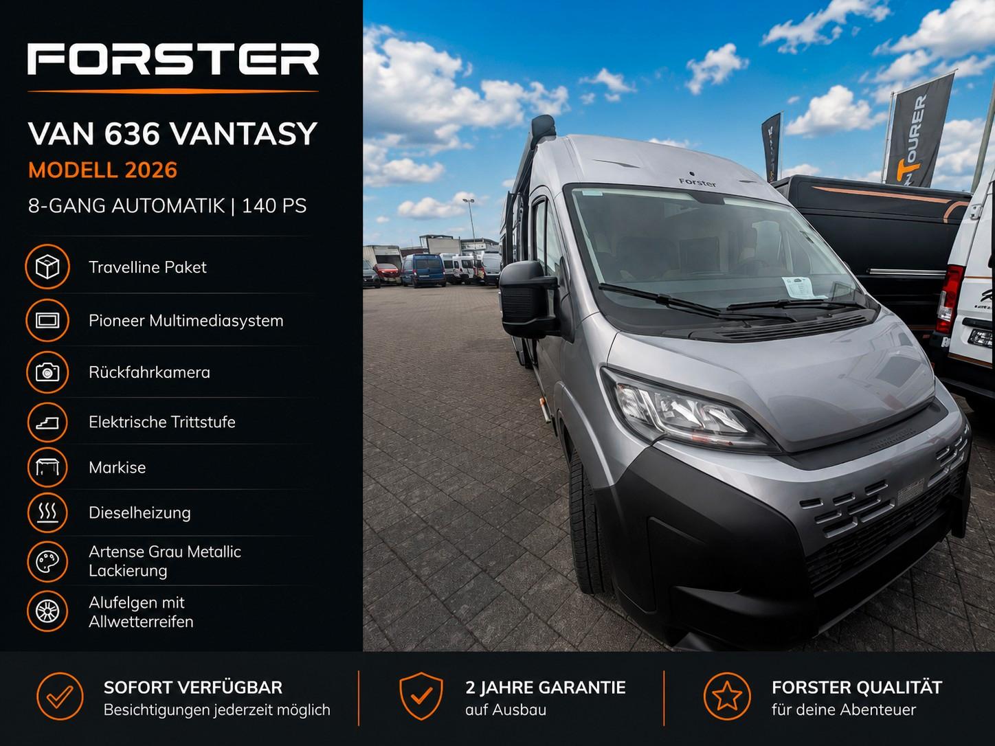 Forster 636 Vantasy  Längsbetten Automatik Modell 26