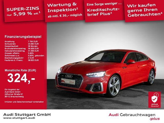 Audi A5 Sportback 45 TFSI qu S line AHK Laser HeadUp