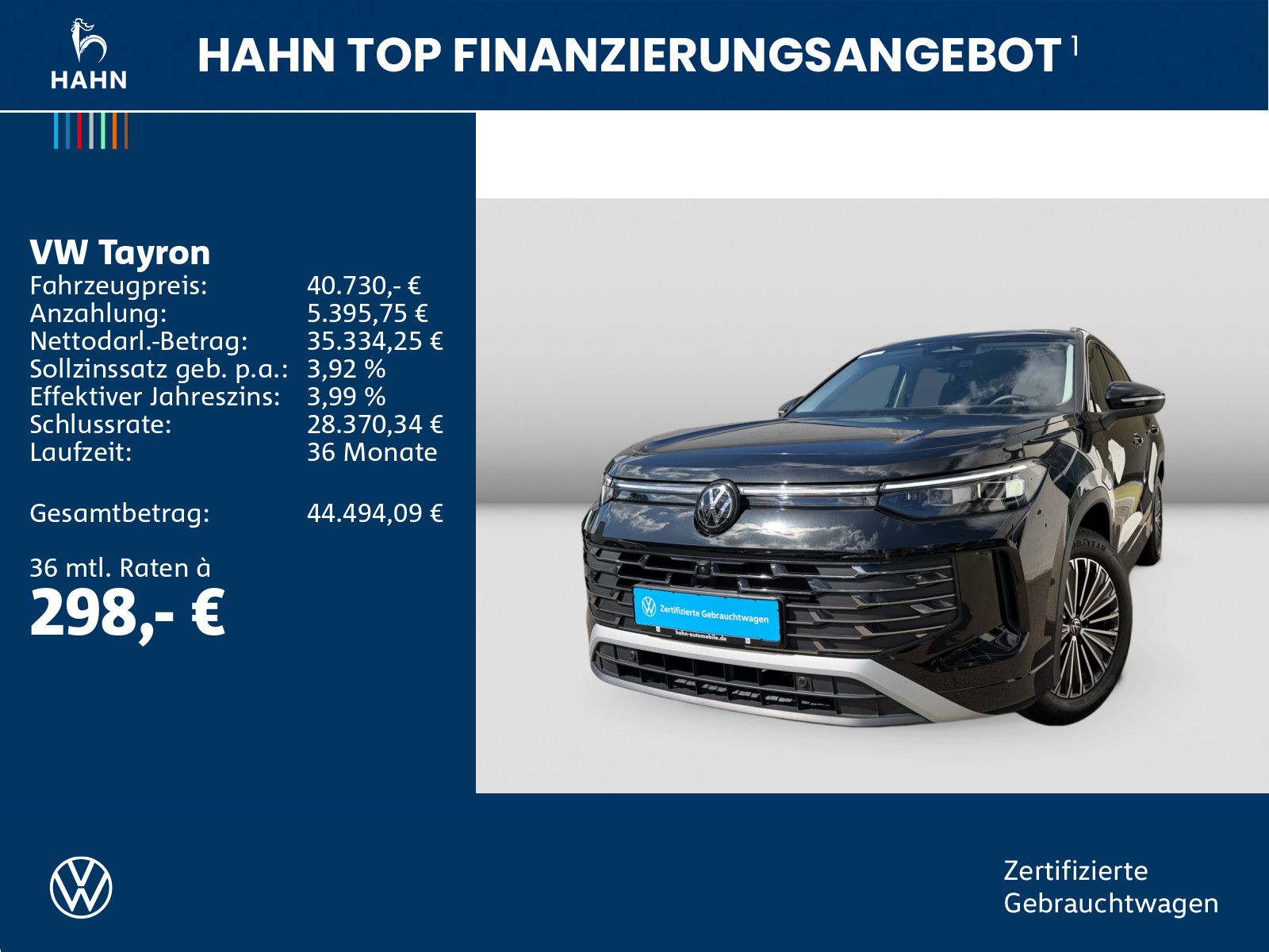 Volkswagen Tayron 1.5eHybrid DSG Elegance Matrix AHK DCC foto 2