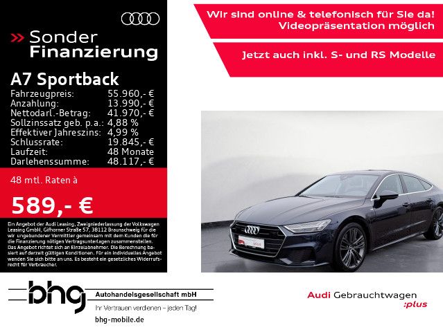 Audi A7 Sportback 50 TFSI e quattro