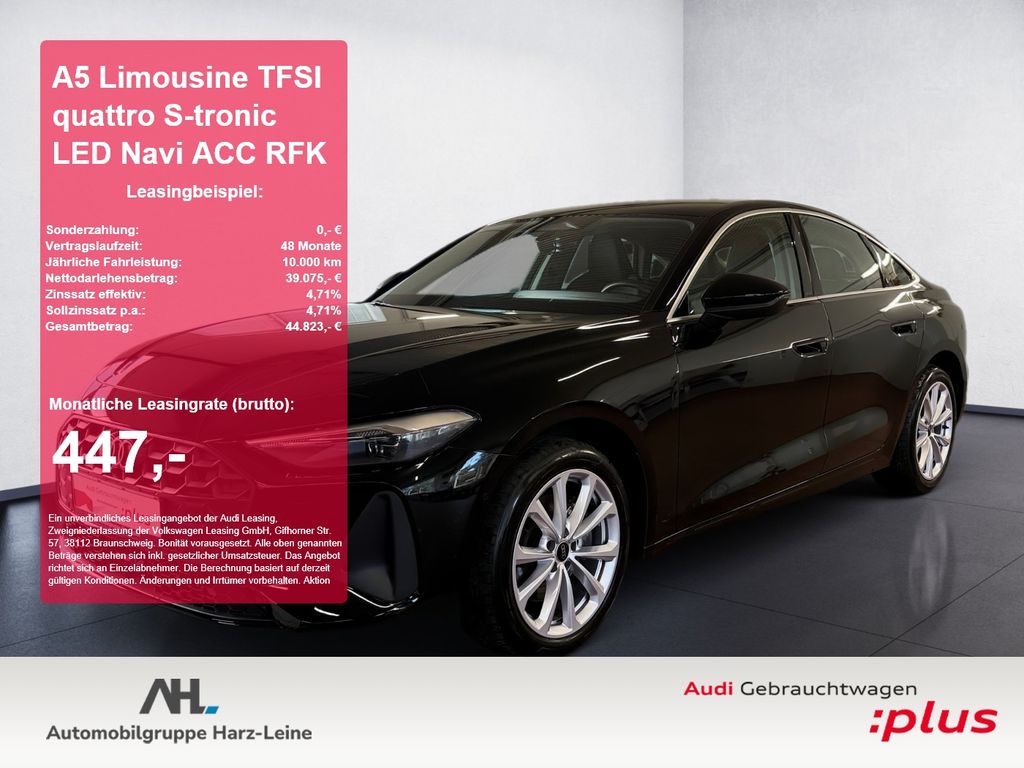 A5 Limousine TFSI quattro S-tronic LED Navi ACC