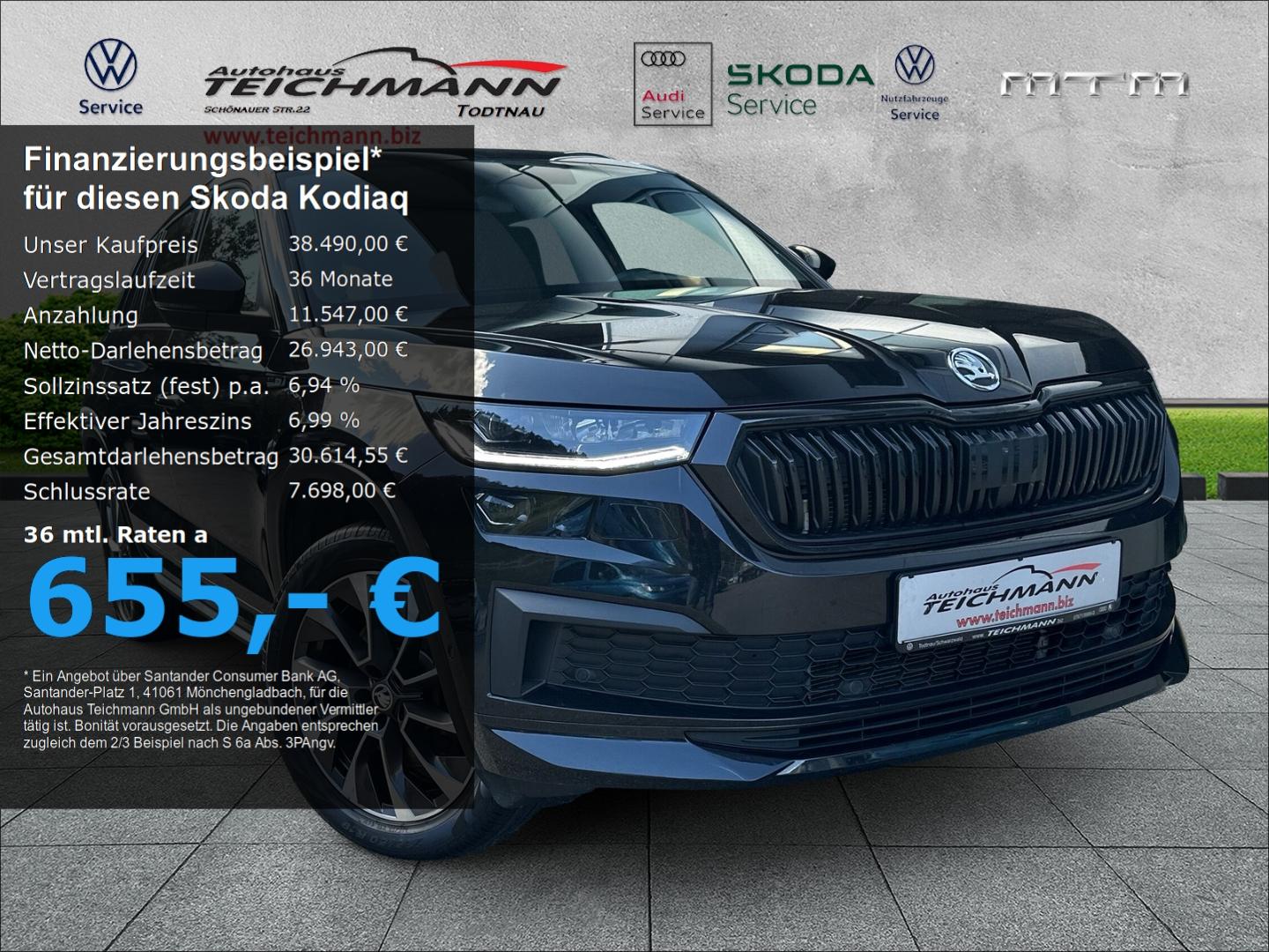 Skoda Kodiaq Sportline 4x4 2.0 TDI DSG 7Sitzer