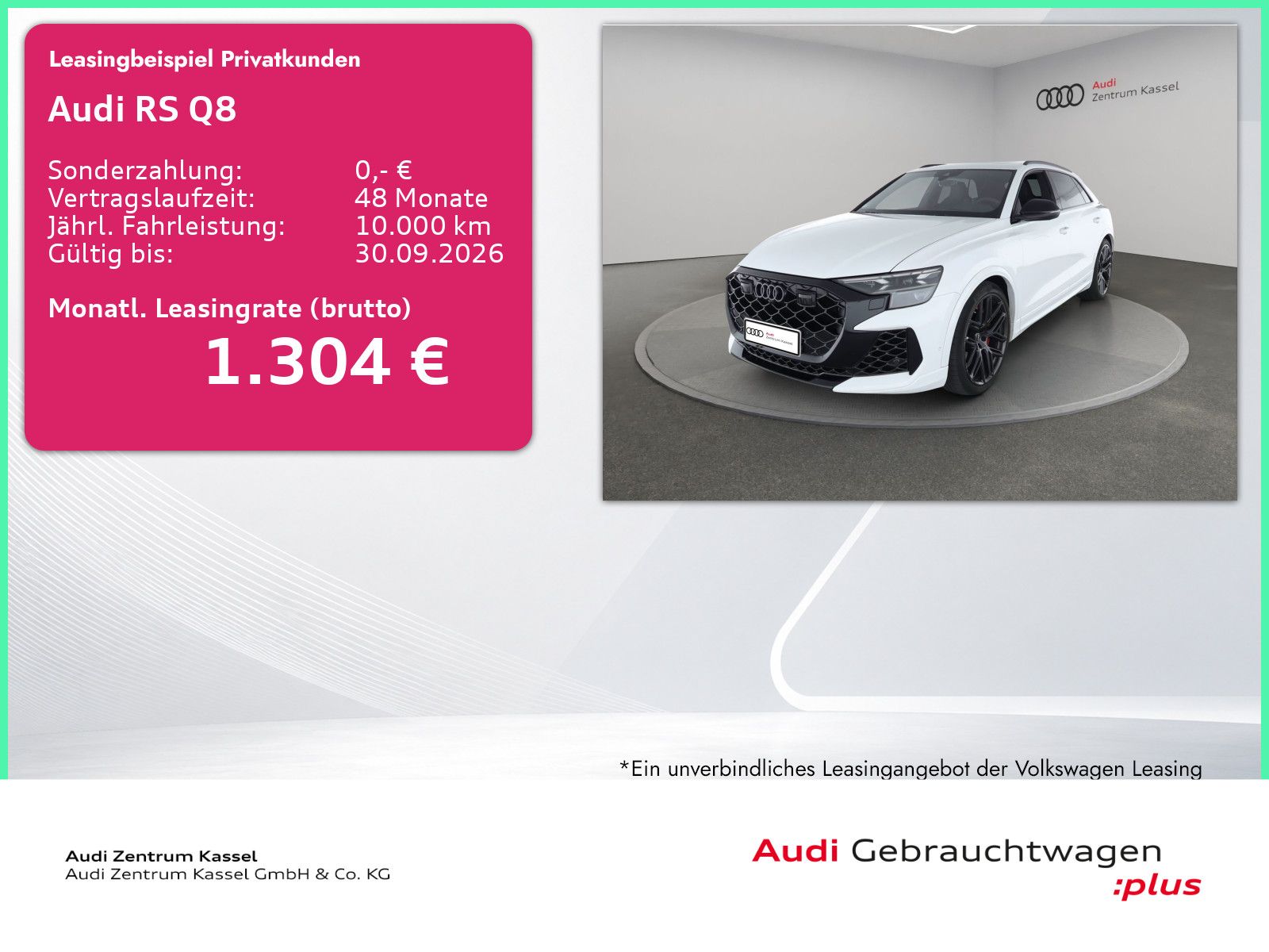 Audi RS Q8 4.0 TFSI qu. Laser B&O Pano HuD AHK 360°
