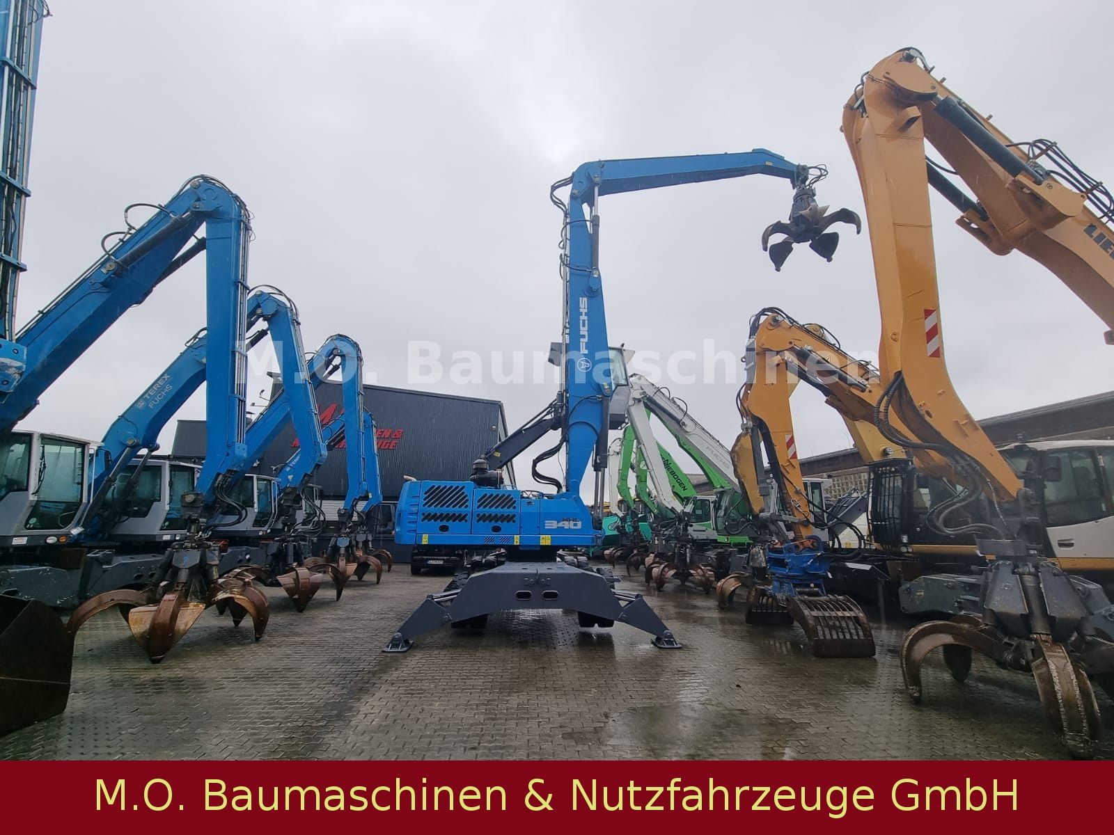 Fahrzeugabbildung Fuchs MHL 340 / AC  /Polypgreifer / ZSA /Magnetanlage/