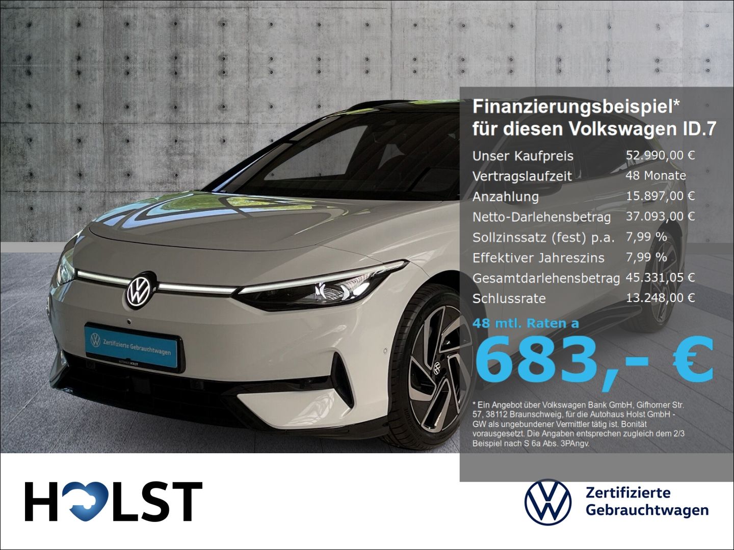 Volkswagen ID.7 Tourer Pro IQ.DRIVE MatrixLED AHK 360°CAM P