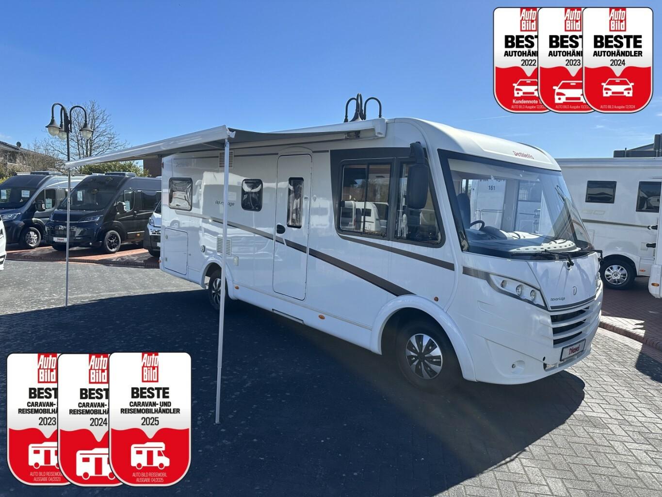 Dethleffs I6611 7m +Einzelbetten+Hubbett+TV+Markise