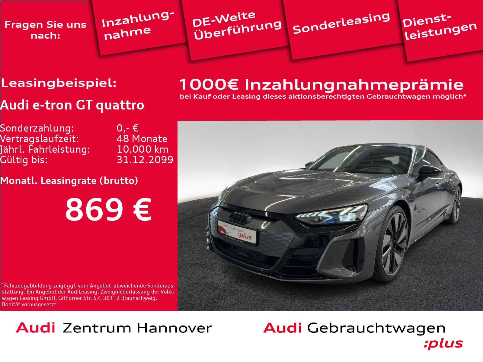 Audi e-tron GT quattro 350kW Head-Up Laser B&O Pano