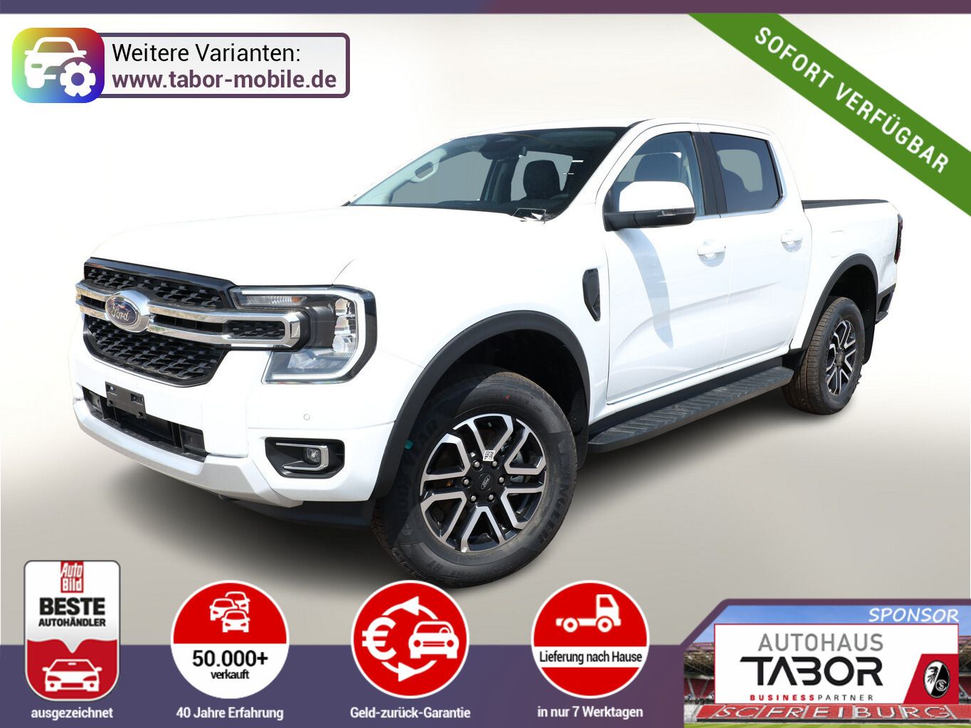 Ford Ranger DoKa Limited ACC LED SHZ Nav Kam PDC 18Z