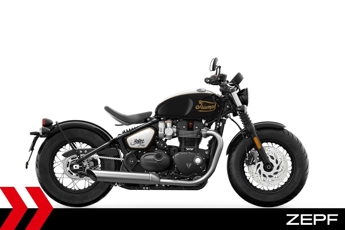 Triumph BONNEVILLE BOBBER ICON EDITION - TRIUMPH ROTTWEI