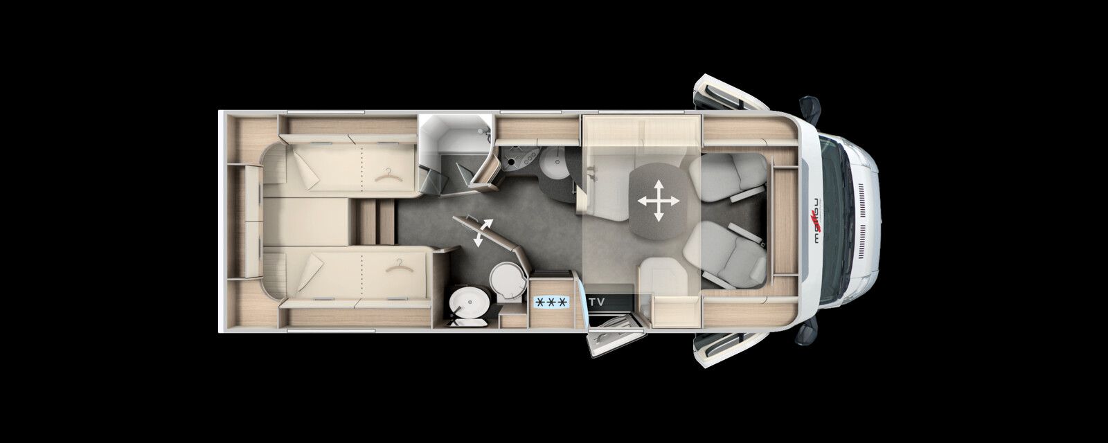 Fahrzeugabbildung Malibu T 450 RB LE lightweight MB TV Markise AKTION