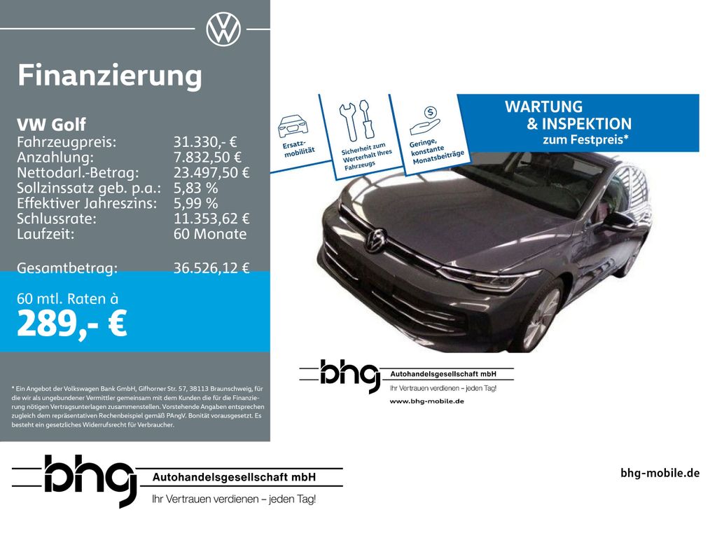 Golf 1.5 eHybrid DSG ENERGY
