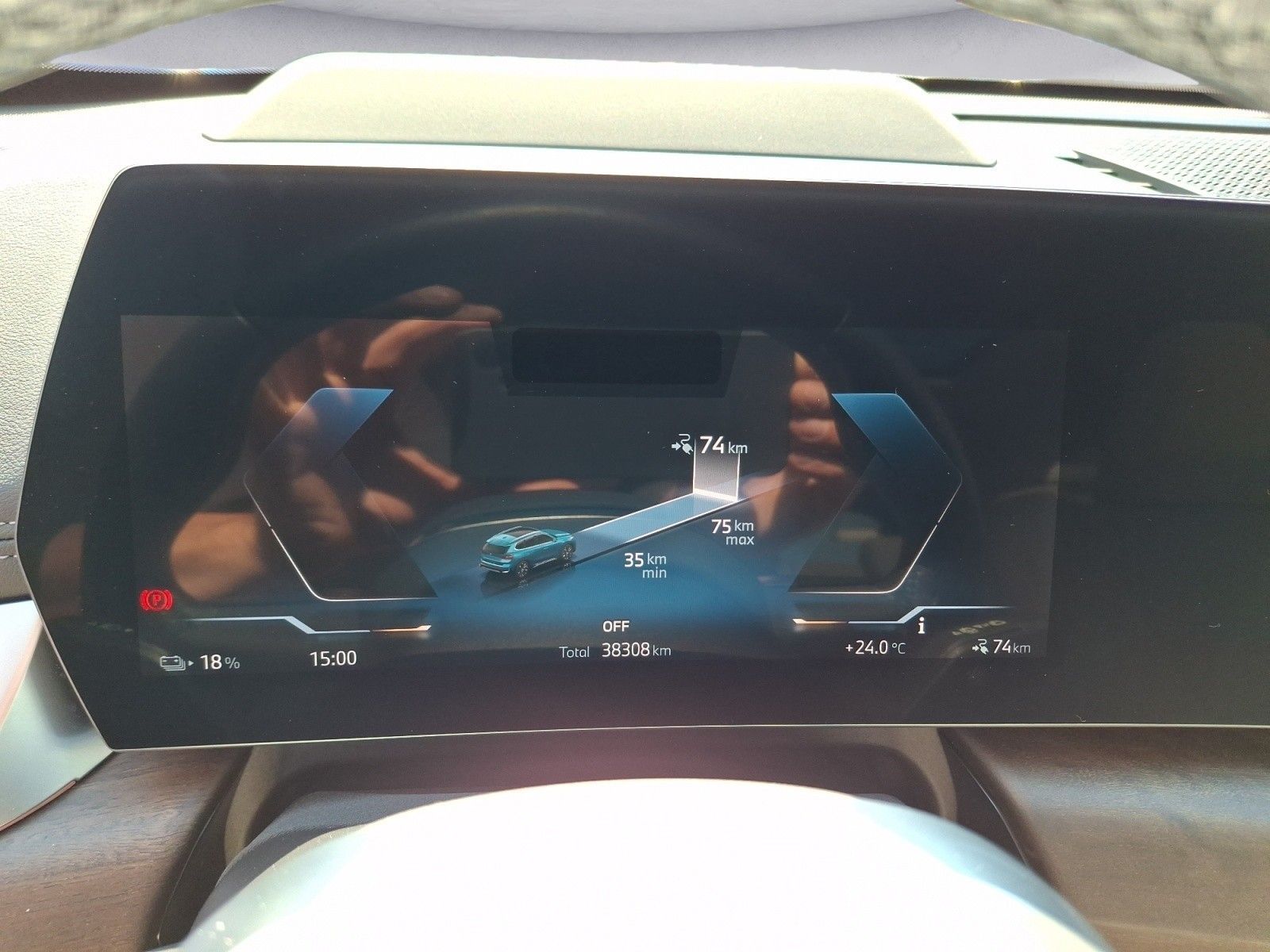 BMW iX1 xDrive30 Navi Tempom.aktiv Panoramadach Blue foto 12