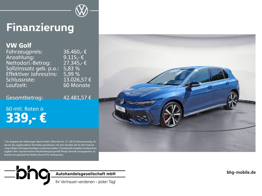 Golf GTE *AHK *PANO *HEAD-UP-DISPLAY *SITZHEIZUN