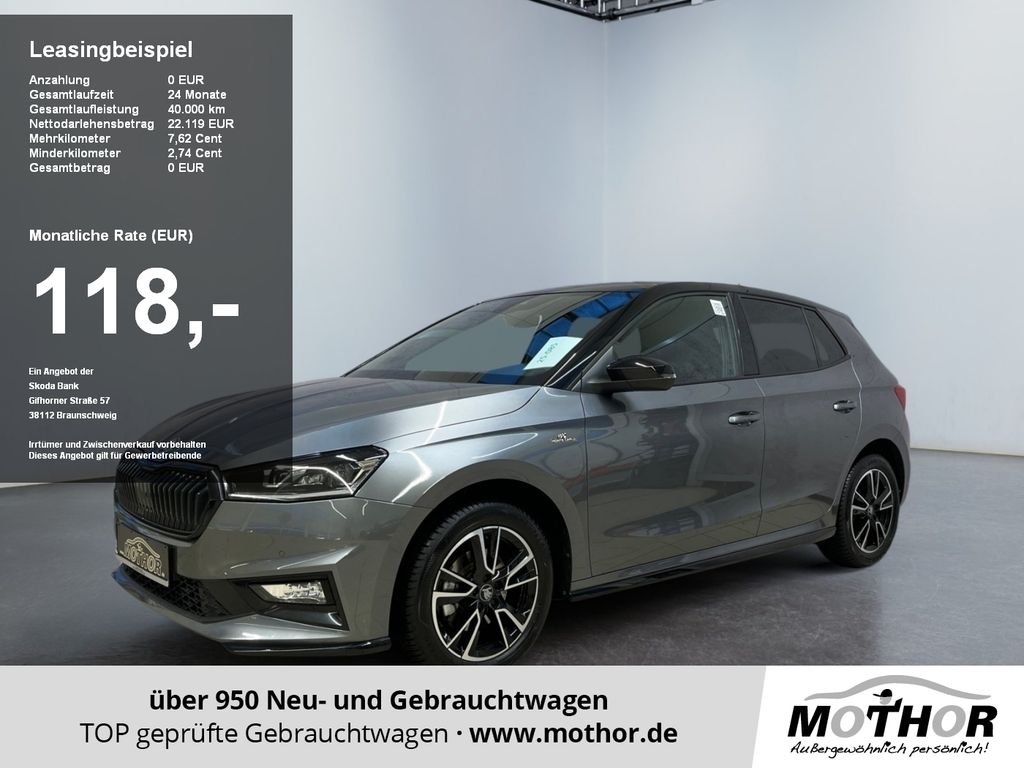Skoda Fabia Monte Carlo 1.0 TSI DSG Rückfahrkamera