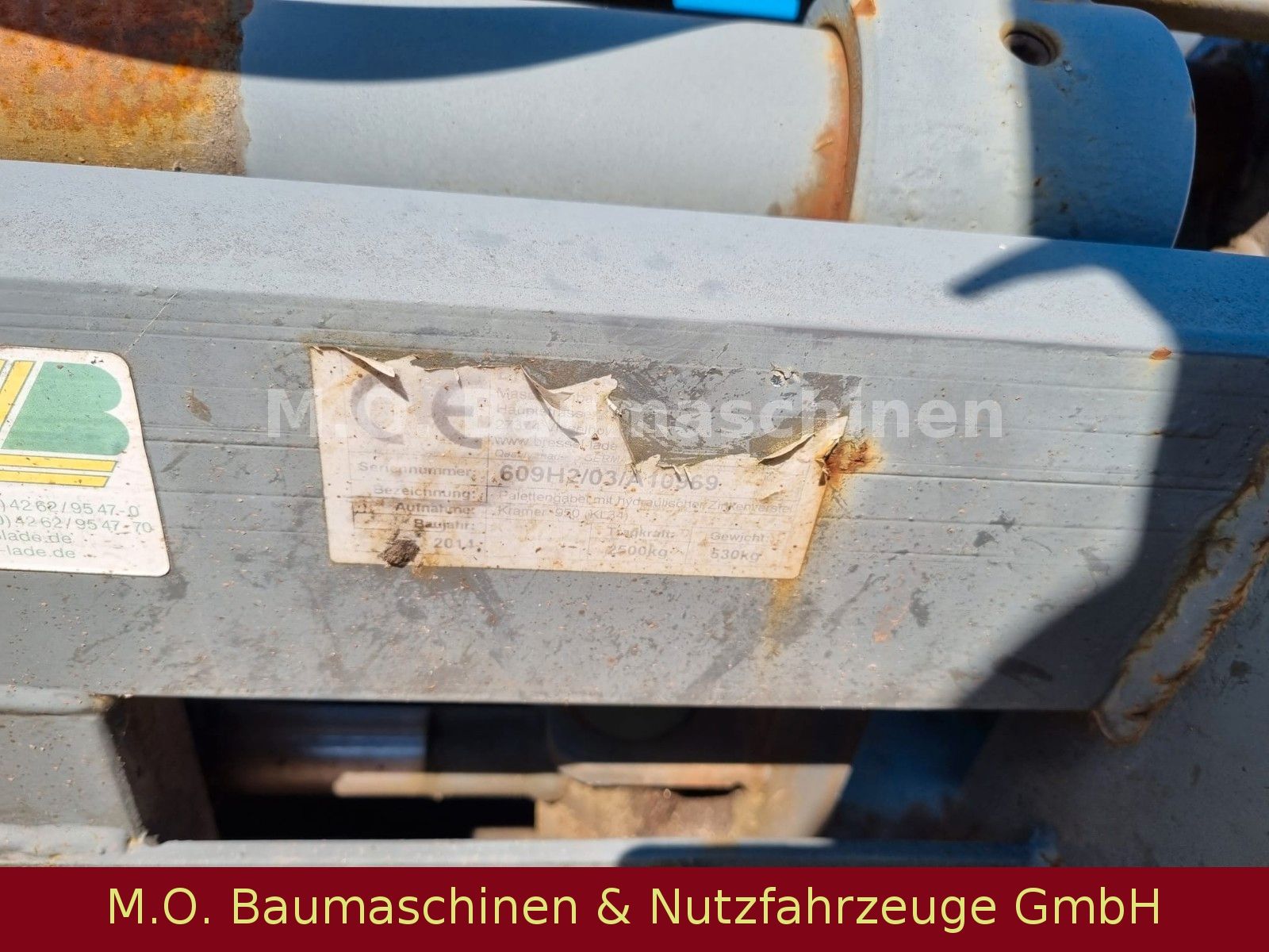 Fahrzeugabbildung Kramer 950 (KL 34 ) SW/ZV/Hydraulische Palettengabel /
