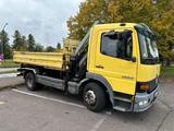Mercedes-Benz Atego Dreiseitenkipper mit Ladekran - Kipper Mit ladekran