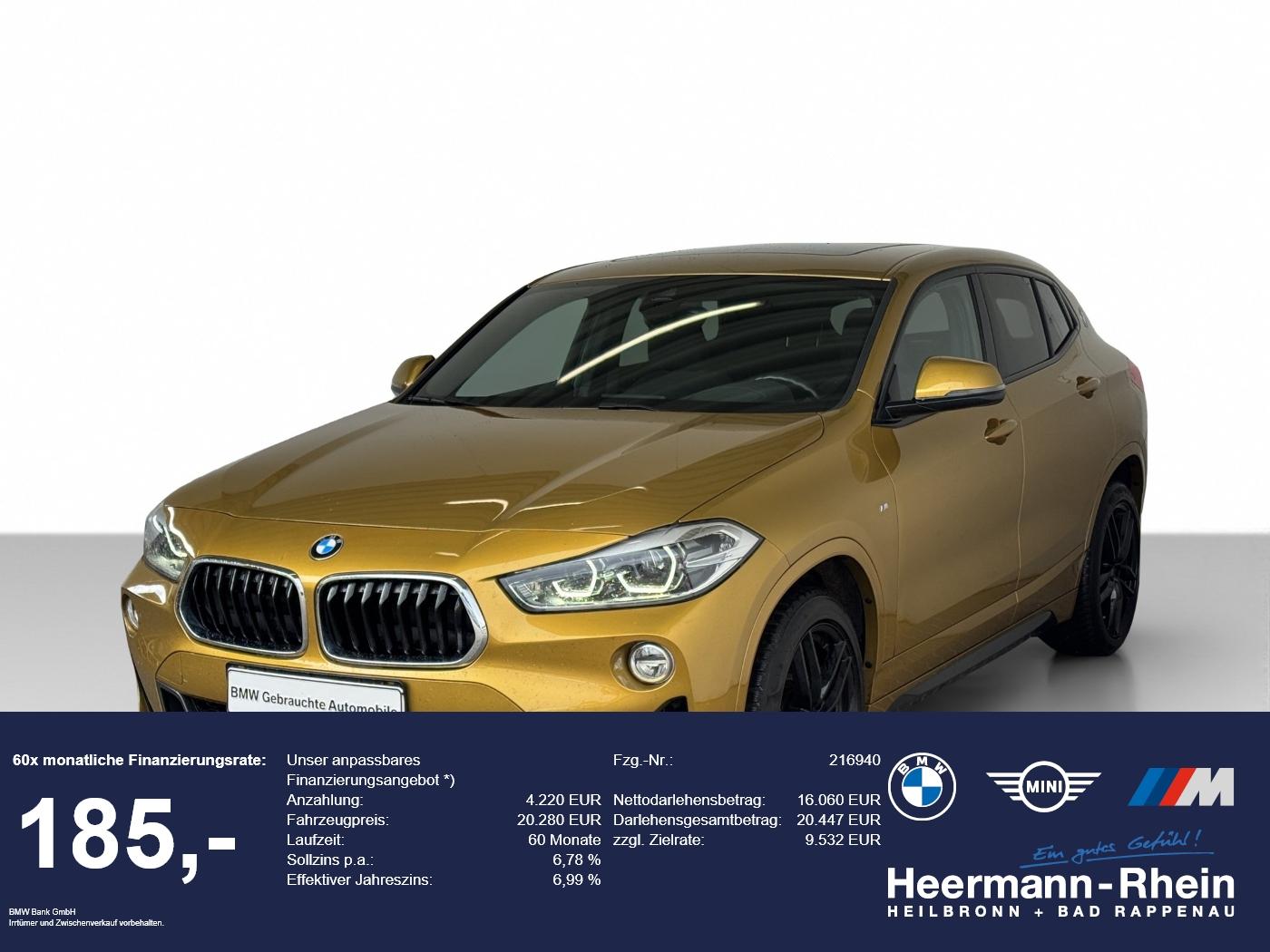 BMW X2 xDrive25dA M Sport Navi+.LED.HUD.AHK.PGD.RFK