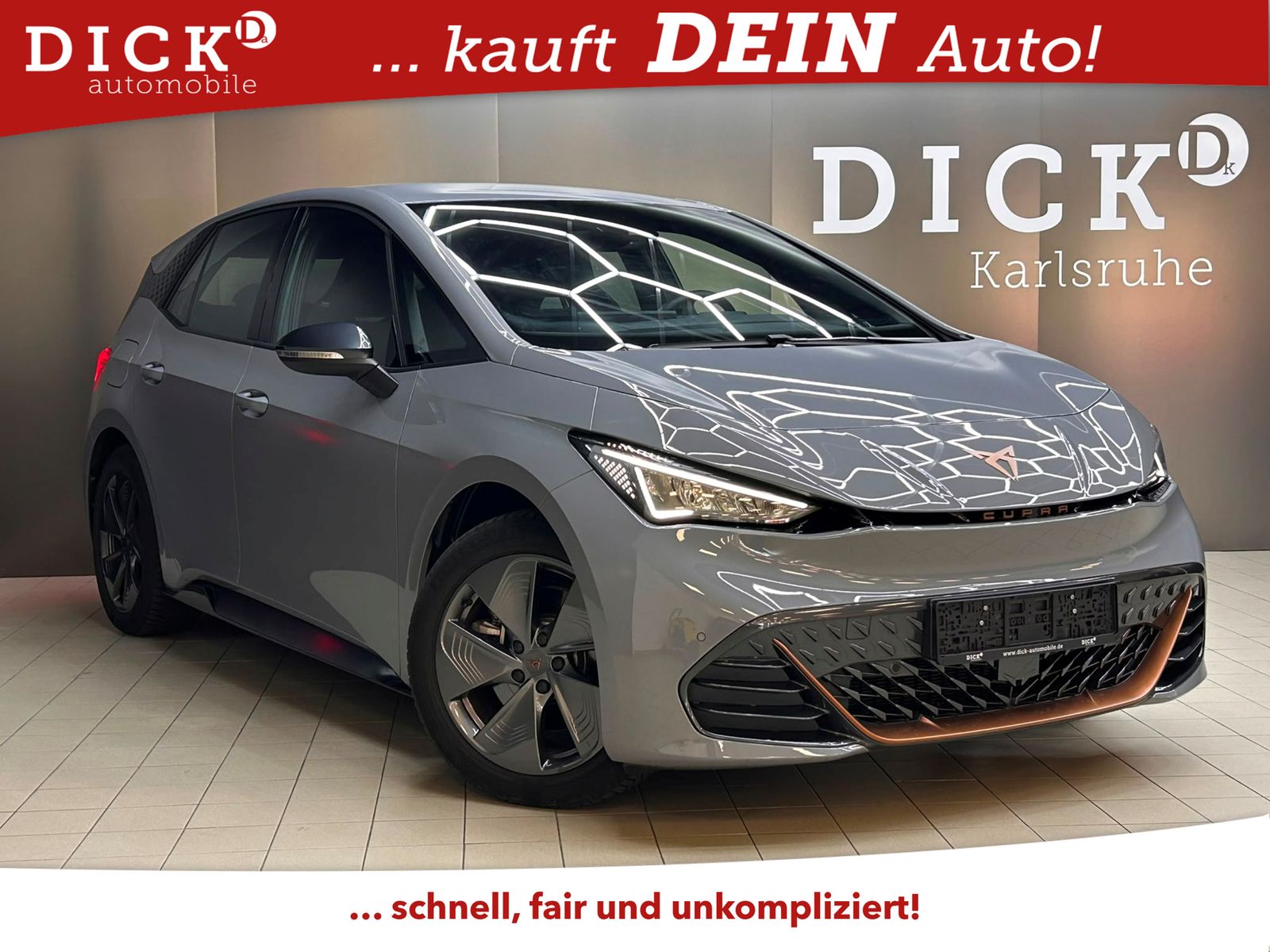Cupra Born 58 KWH >LED+TEMP+MFL+PDC+CARPLAY+LM