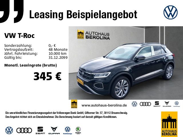Vorschaubild: VW T-Roc T-ROC 1.5 TSI Goal DSG *R-KAM*18"*ACC*SHZ* (Fahrzeug-Nr. L05182)
