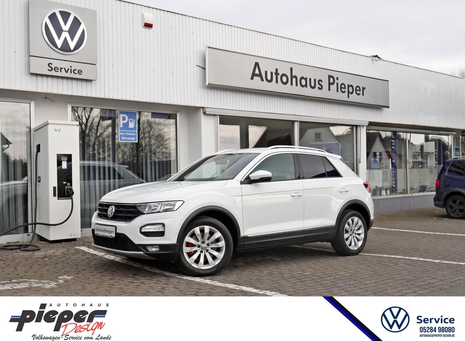 Volkswagen T-Roc 1.5 TSI ACT Sport AHK App-Con. Teil-Leder