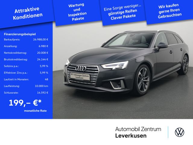 Audi A4 Avant S line PANO STANDHZ NAVI VIRT SHZ LED