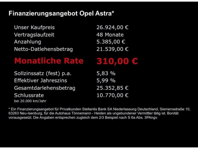 Astra L ST ELEGANCE AT+NAVI+RÜCKFAHRKAMERA+LED-S