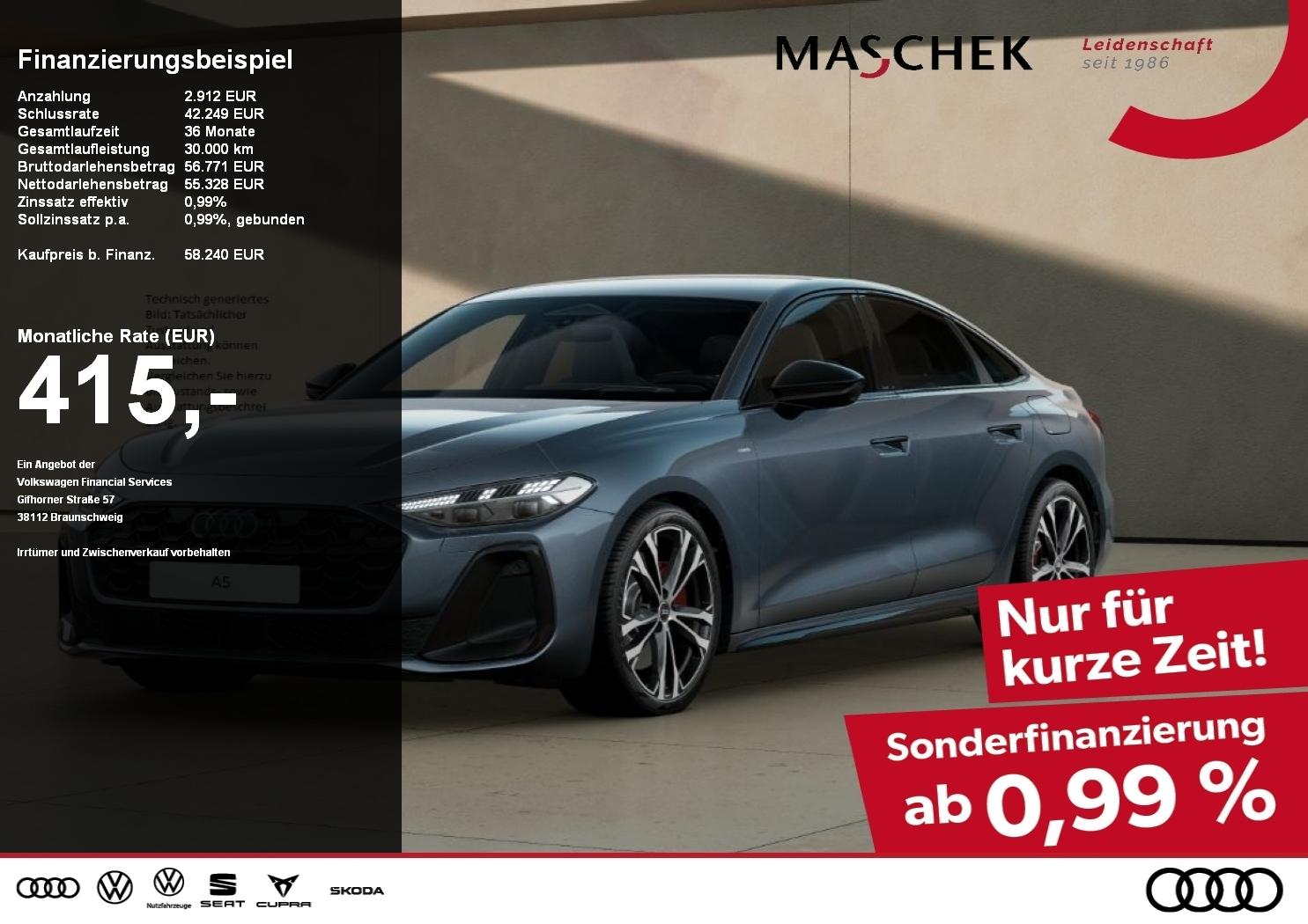 Audi A5 Limousine S Line quat HUD TECHPRO B&O B&O HUD