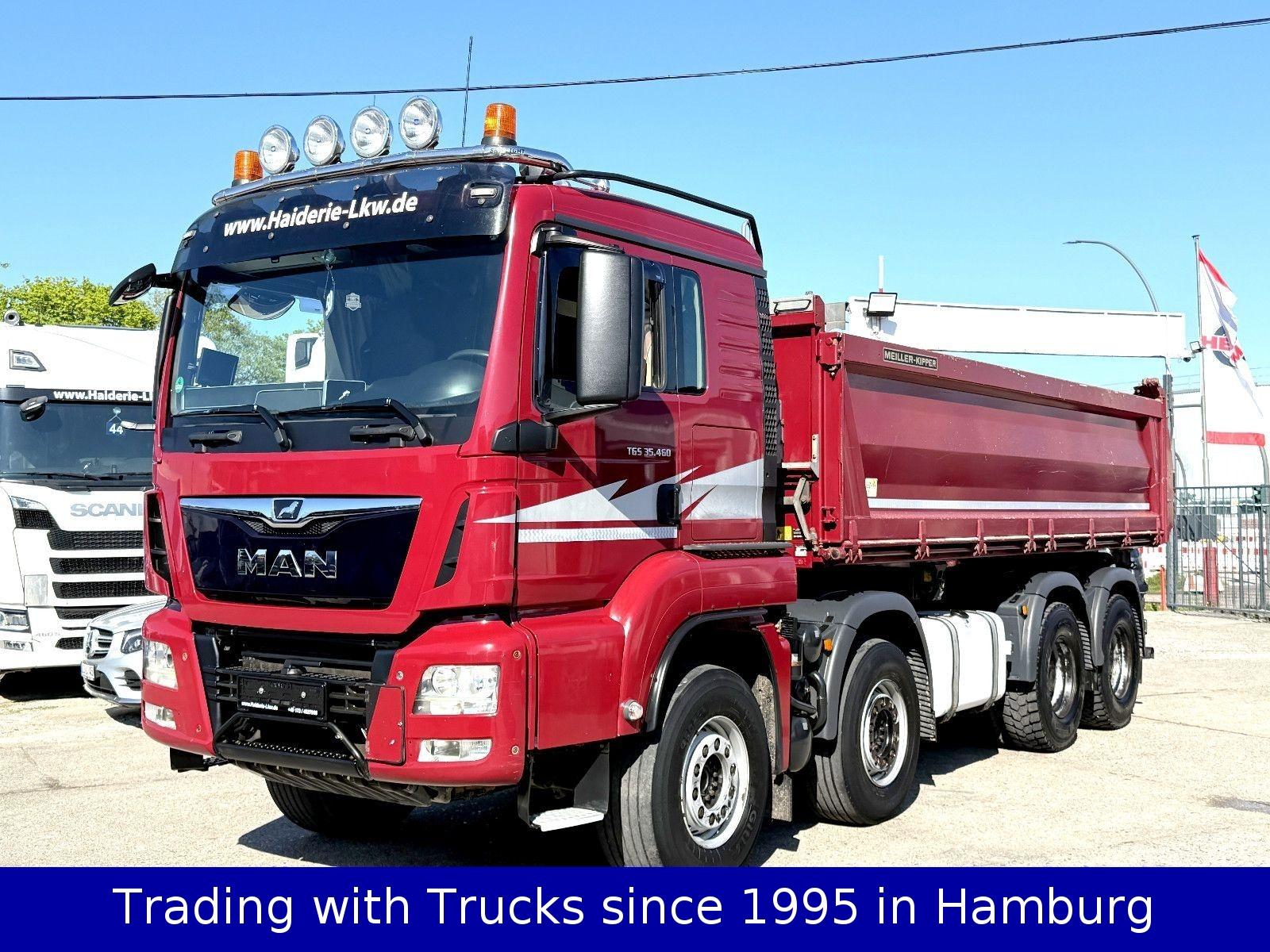 MAN TGS 35.460 Meiller BB 8x4 Leder R-Kamera *TOP*