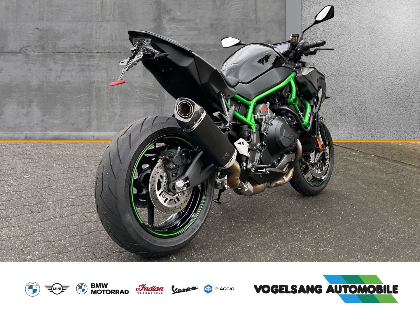 Fahrzeugabbildung Kawasaki Z H2 Sportschalldämfer, KQS, Voll LED, Farb-TFT-
