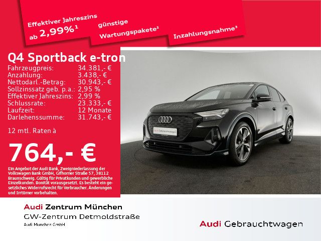 Audi Q4 Sportback e-tron 35 S line ACC/Virtual/Navi+/