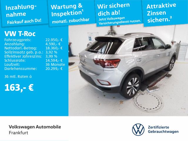 Volkswagen T-Roc 1.0 TSI Navi FrontAssist LaneAssist DAB+ L