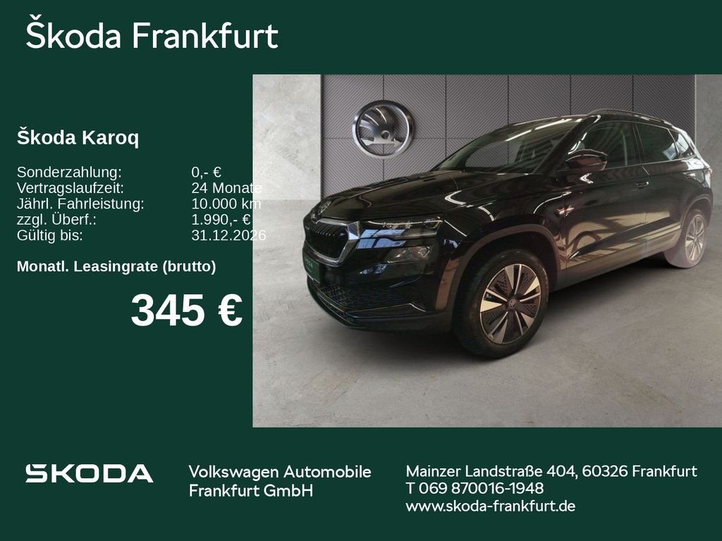 Skoda Karoq Balance 1,5 TSI 110 kW 7-Gang-DSG zzgl. 75