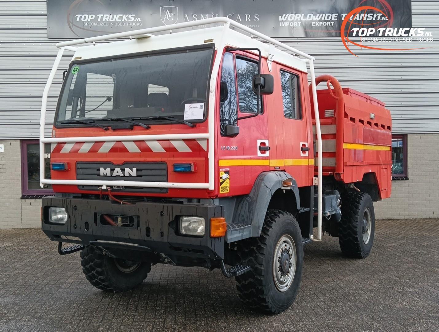 MAN LE 18.220 4x4 -4.000 ltr -200 ltr Foam -Camper -
