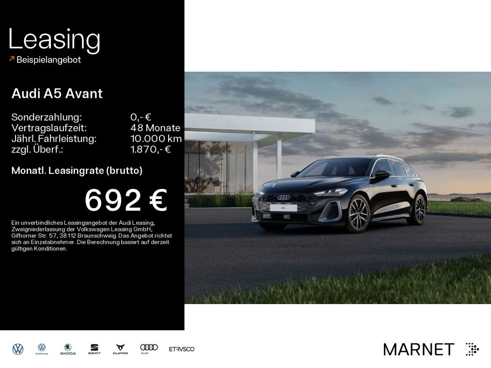 Audi A5 Avant TFSI quattro 150 kW S tronic*AHK*HUD*PA
