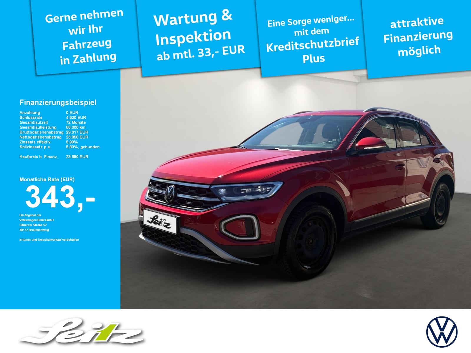 Volkswagen T-Roc 2.0 TDI 4M Style *AHK*STANDHZG*KAMERA*
