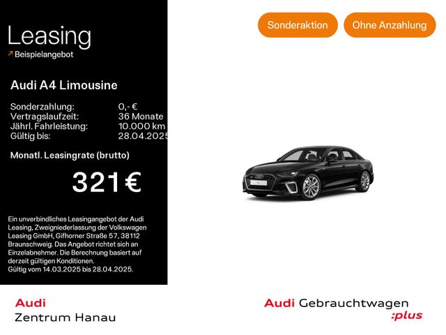 Audi A4 Limousine 45 TFSI quattro S-LINE*LED*VIRTUAL*