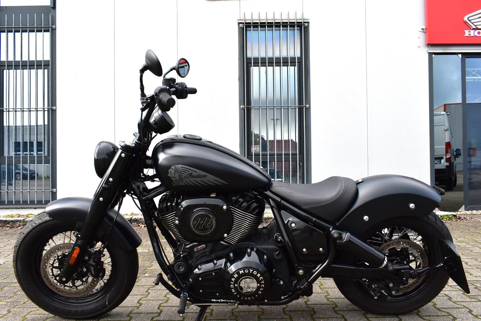 Indian Chief Bobber mit Miniblinker u Kennzeichenhalter