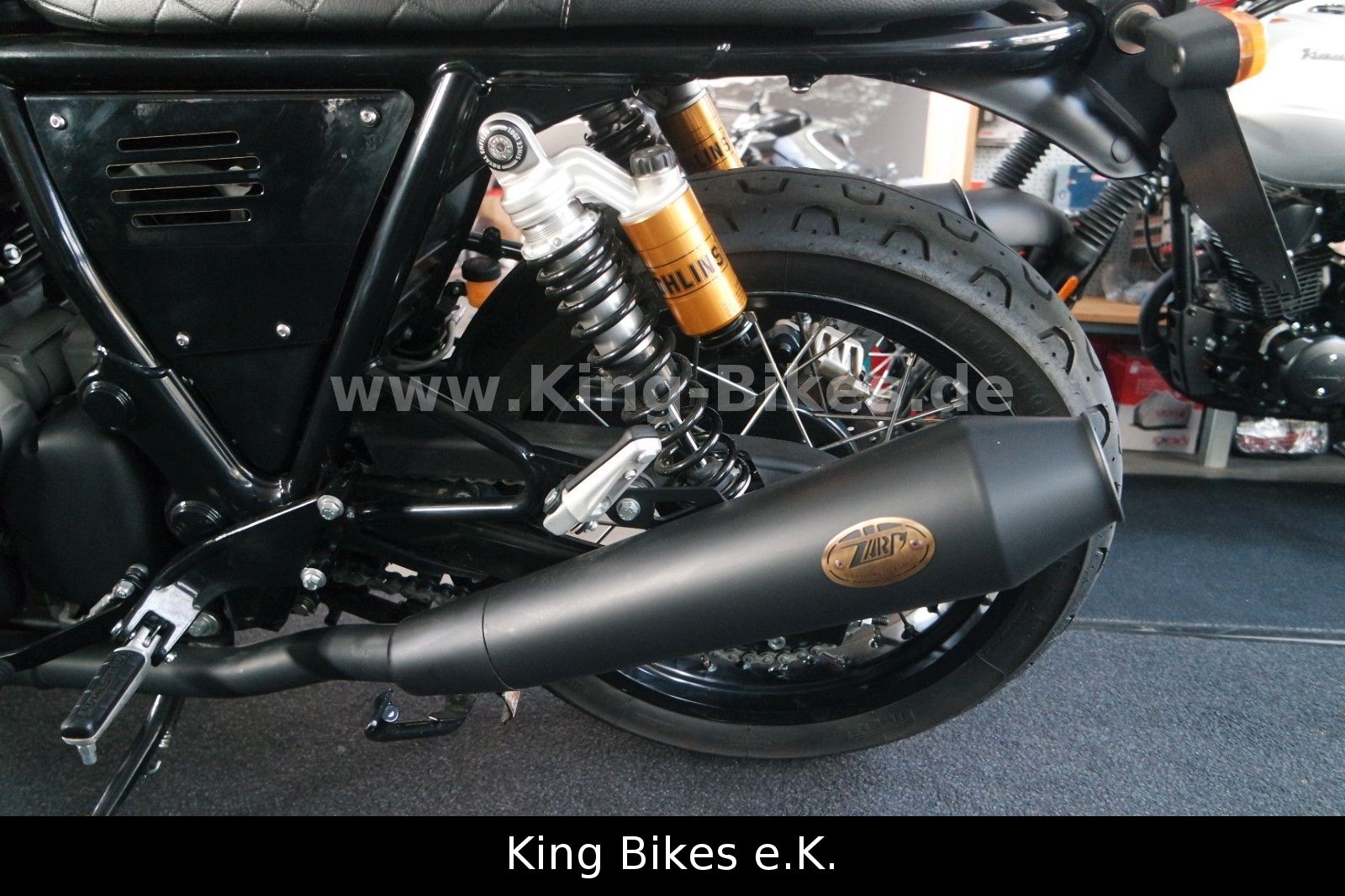 Fahrzeugabbildung Royal Enfield Interceptor 650 - Öhlins - Zard Auspuff - TOP -
