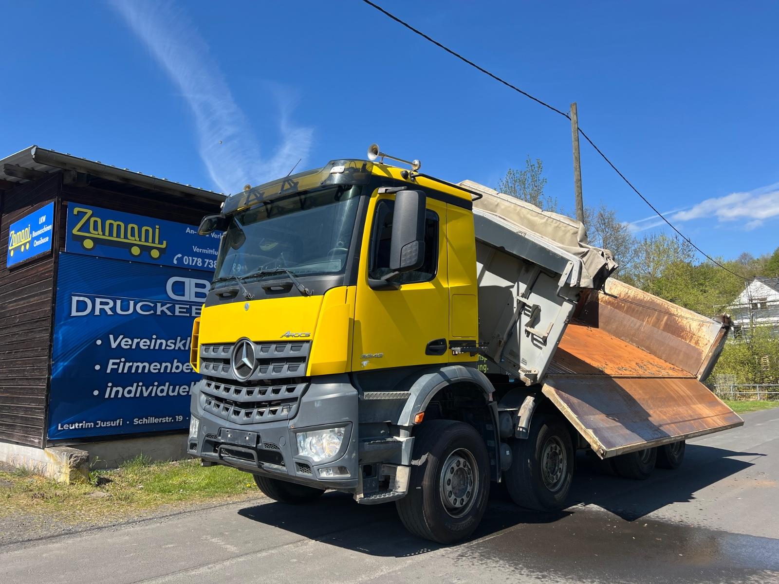 Mercedes-Benz Arocs3242/MEILLER DSK/BORDMATIK/E-Verdeck/8x4