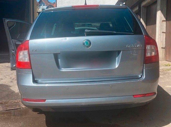 Skoda Octavia 2013 — rear view