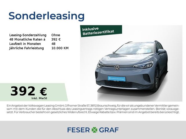 VW ID.4 Pure ACC Alu 19" CarPlay LED Navi PDC StHz