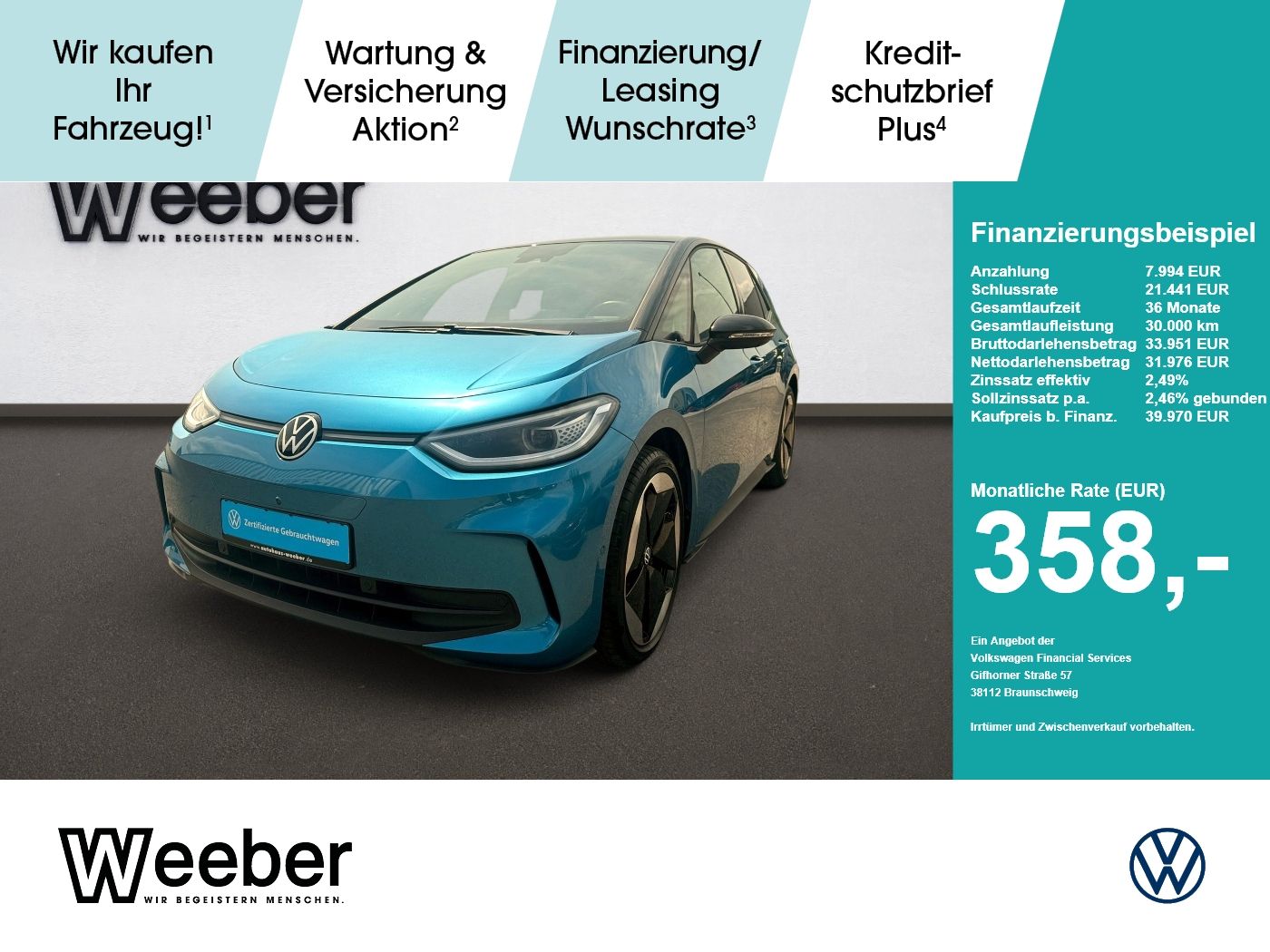 Volkswagen ID.3 Pro S *WÄRMEPUMPE*360°CAM*KESSY*MATRIX*