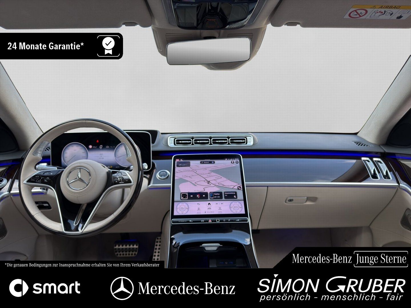 Fahrzeugabbildung Mercedes-Benz S 580 4M L AMG Exklusive Executive TV FondEntert