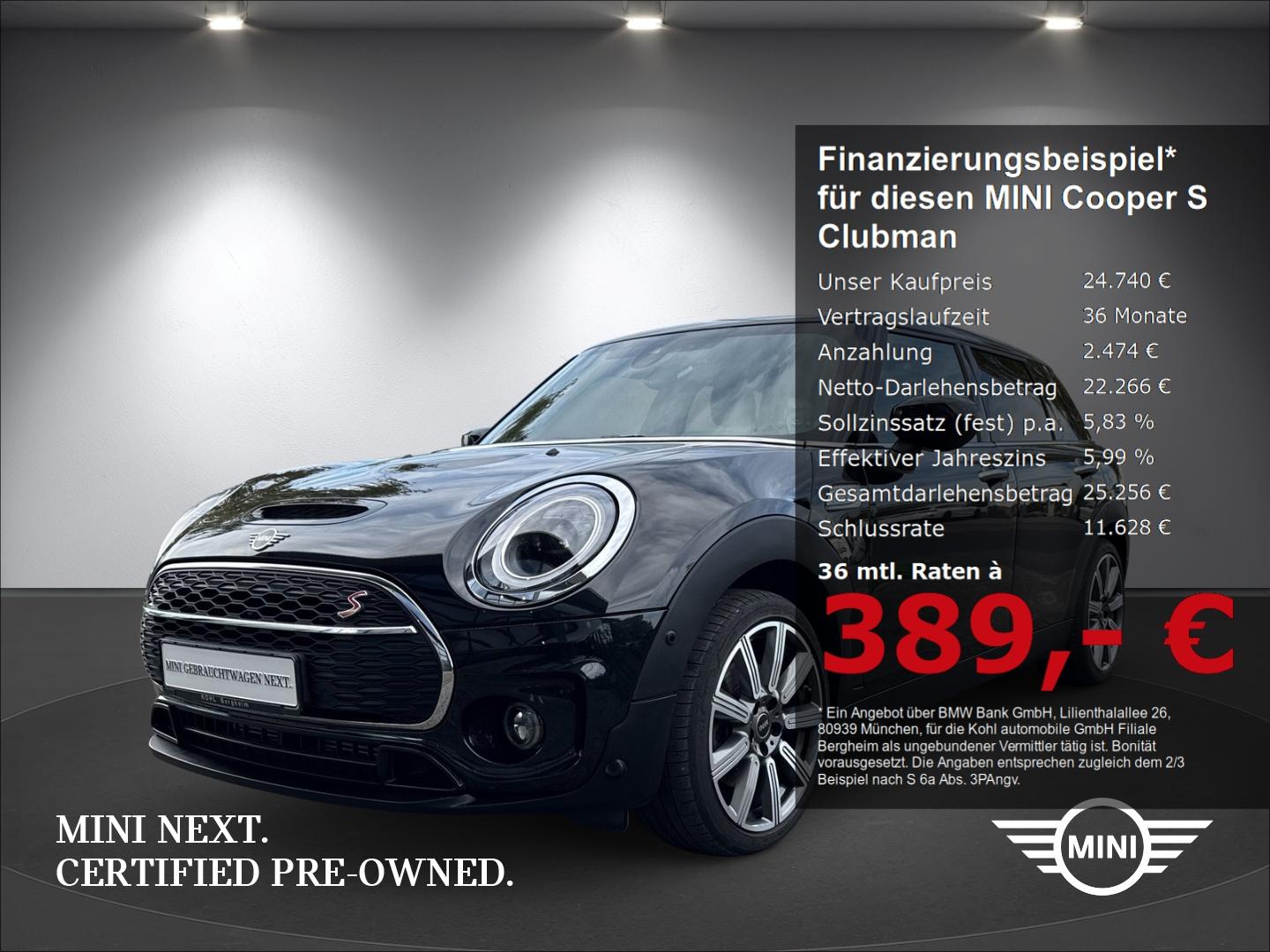 MINI Cooper S Clubman Yours Trim Harman Hardon Panora