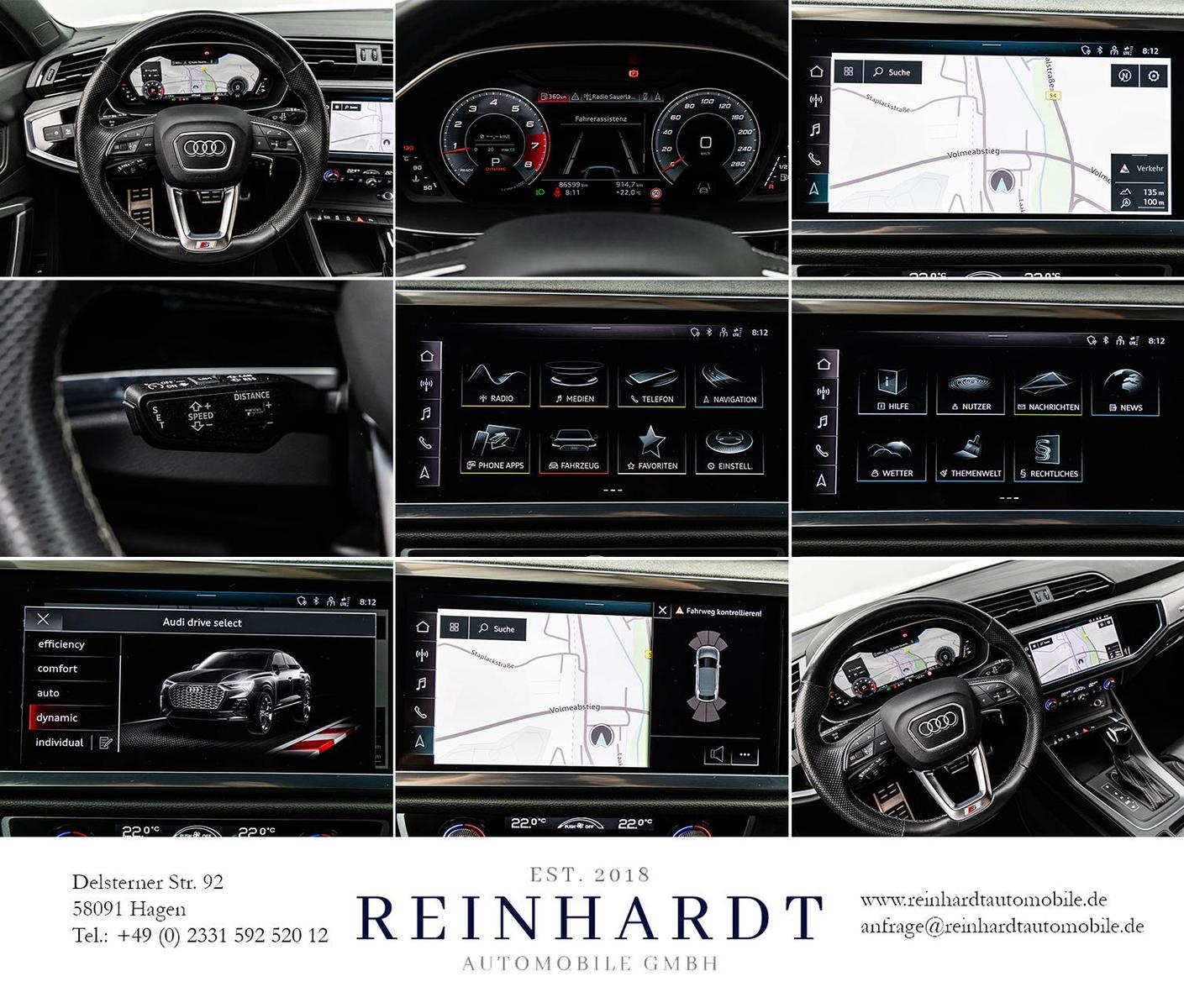 Audi Q3 SPORTBACK 45TFSi Q 2x S LINE BLACK CARPLAY/VC, миниатюра 19