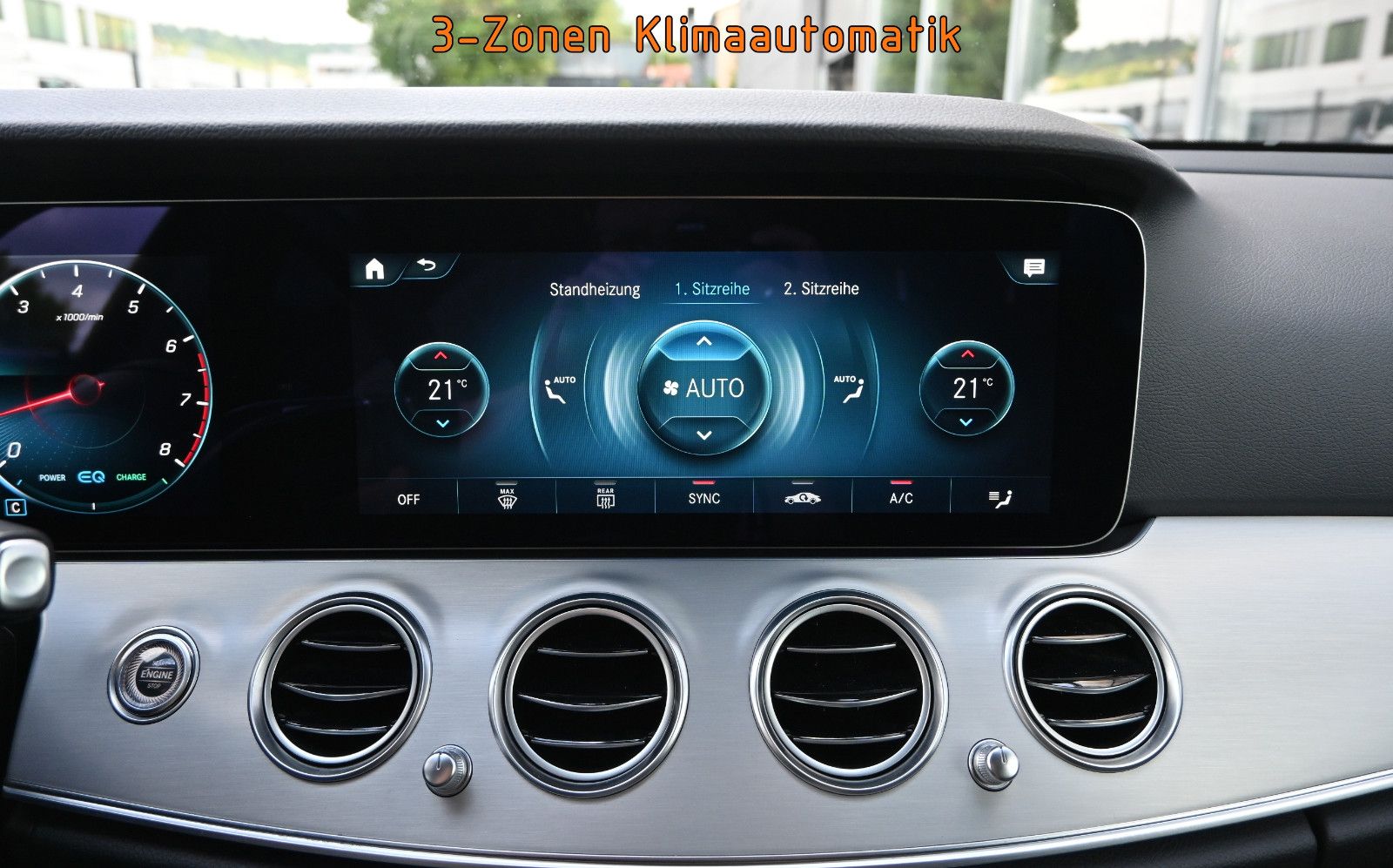 Fahrzeugabbildung Mercedes-Benz E 200 4Mat. T NIGHT °ACC°AHK°BURM°HUD°STANDHEIZ°
