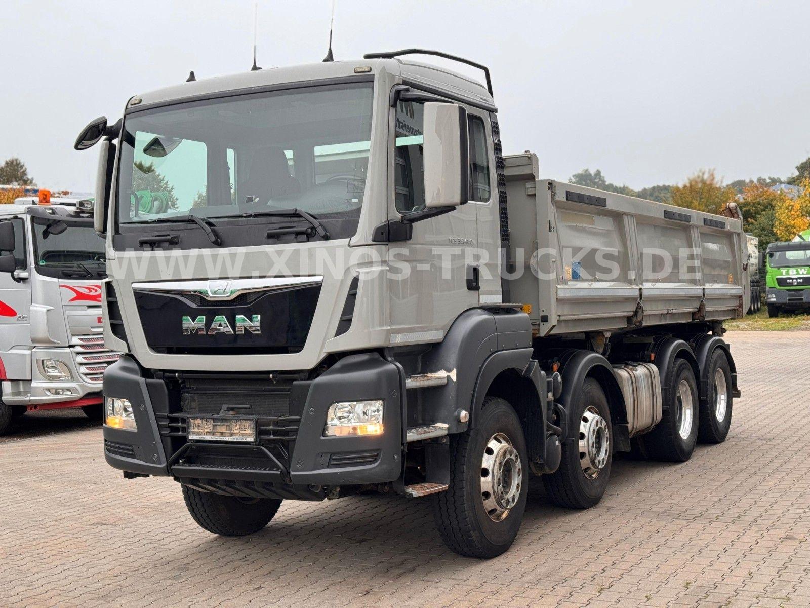 MAN TGS 35.480 Meiller 3-S-Kipper Bordmatik