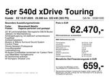 BMW 540d xDrive Touring M Sportpaket*ab 3,49% eff.* - BMW 540 in Karlsruhe