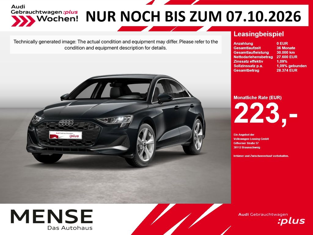 A3 Limousine 35 TDI S tronic advanced ACC|Navi